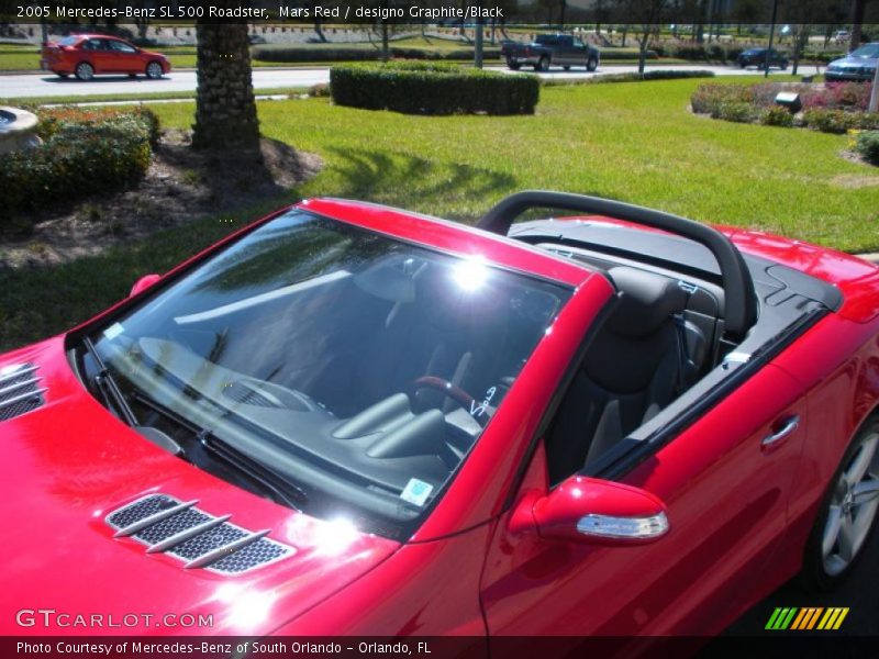 Mars Red / designo Graphite/Black 2005 Mercedes-Benz SL 500 Roadster