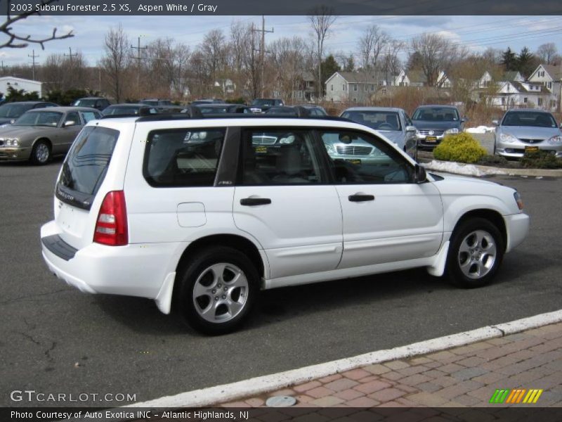 Aspen White / Gray 2003 Subaru Forester 2.5 XS