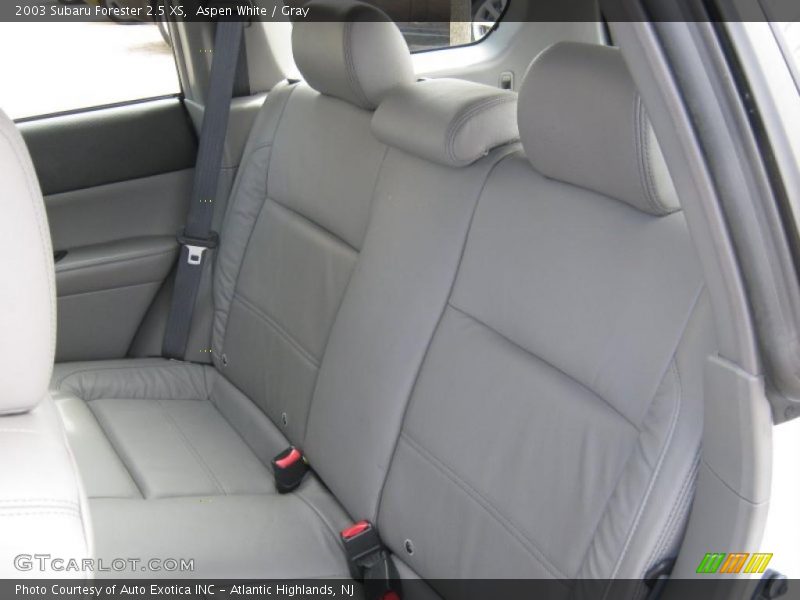 Aspen White / Gray 2003 Subaru Forester 2.5 XS