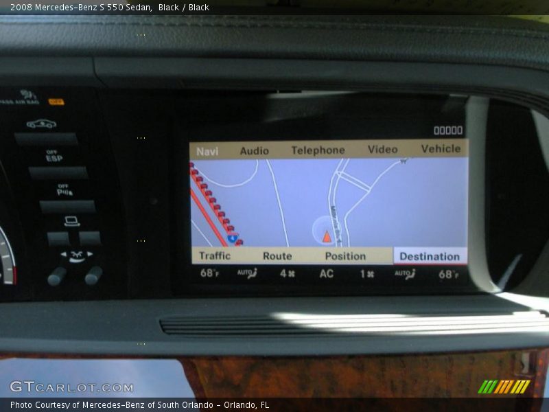 Black / Black 2008 Mercedes-Benz S 550 Sedan