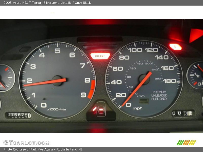  2005 NSX T Targa T Targa Gauges