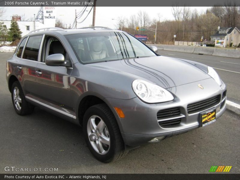 Titanium Metallic / Black 2006 Porsche Cayenne S