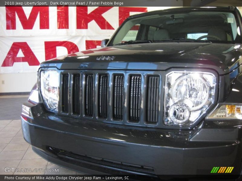 Dark Charcoal Pearl / Pastel Pebble Beige 2010 Jeep Liberty Sport