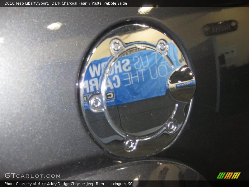Dark Charcoal Pearl / Pastel Pebble Beige 2010 Jeep Liberty Sport