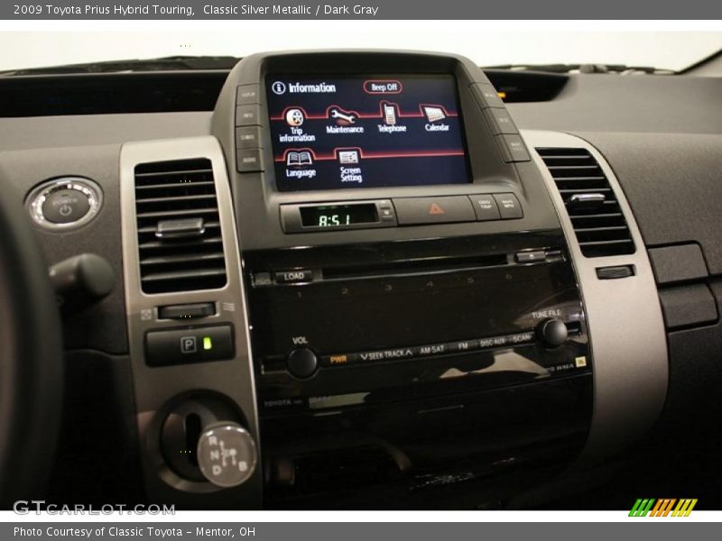 Classic Silver Metallic / Dark Gray 2009 Toyota Prius Hybrid Touring