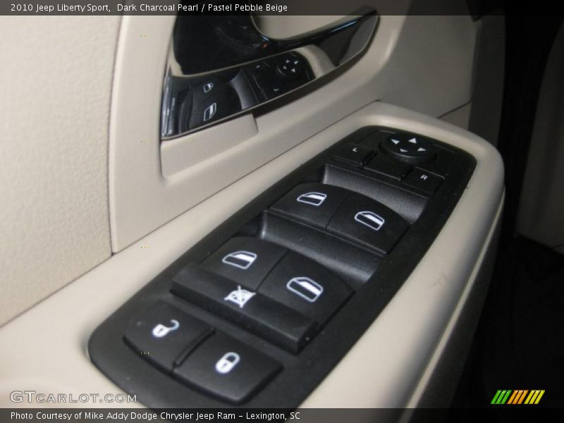 Dark Charcoal Pearl / Pastel Pebble Beige 2010 Jeep Liberty Sport