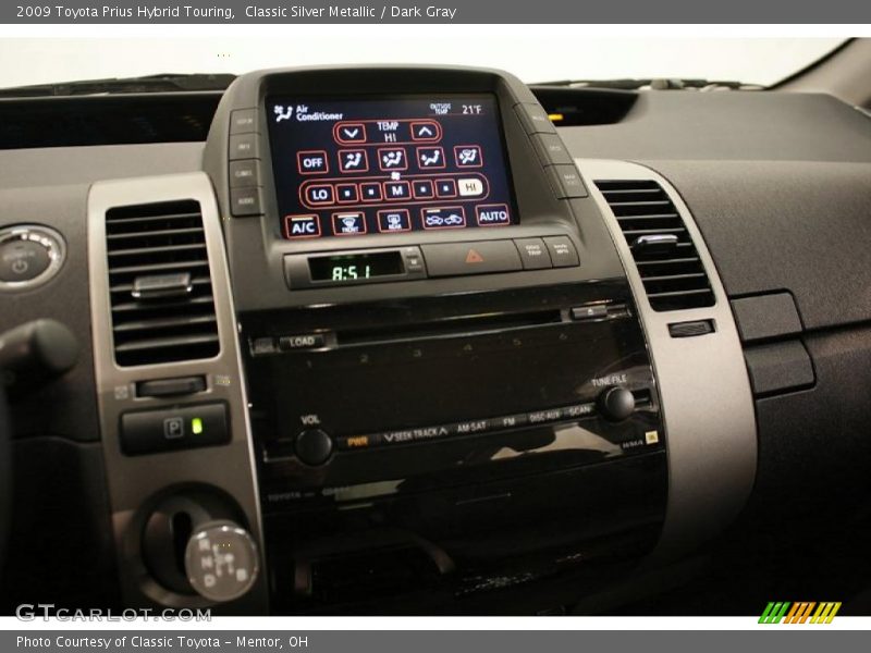 Classic Silver Metallic / Dark Gray 2009 Toyota Prius Hybrid Touring