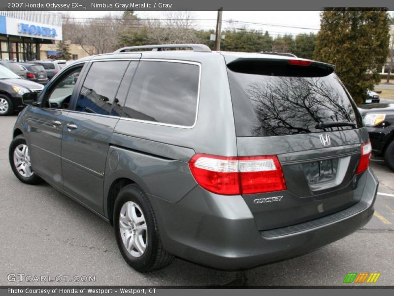 Nimbus Gray Metallic / Gray 2007 Honda Odyssey EX-L