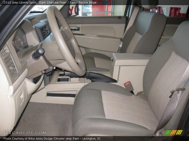 Dark Charcoal Pearl / Pastel Pebble Beige 2010 Jeep Liberty Sport