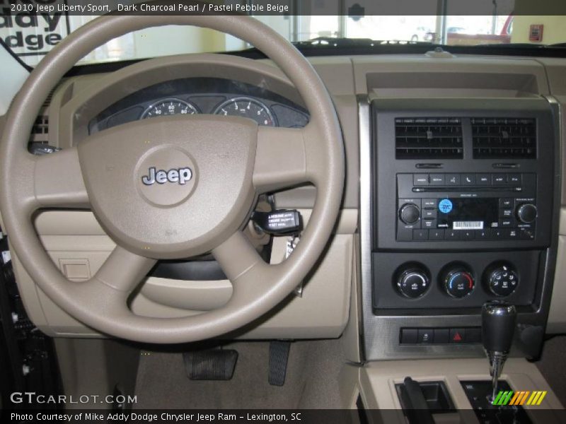 Dark Charcoal Pearl / Pastel Pebble Beige 2010 Jeep Liberty Sport