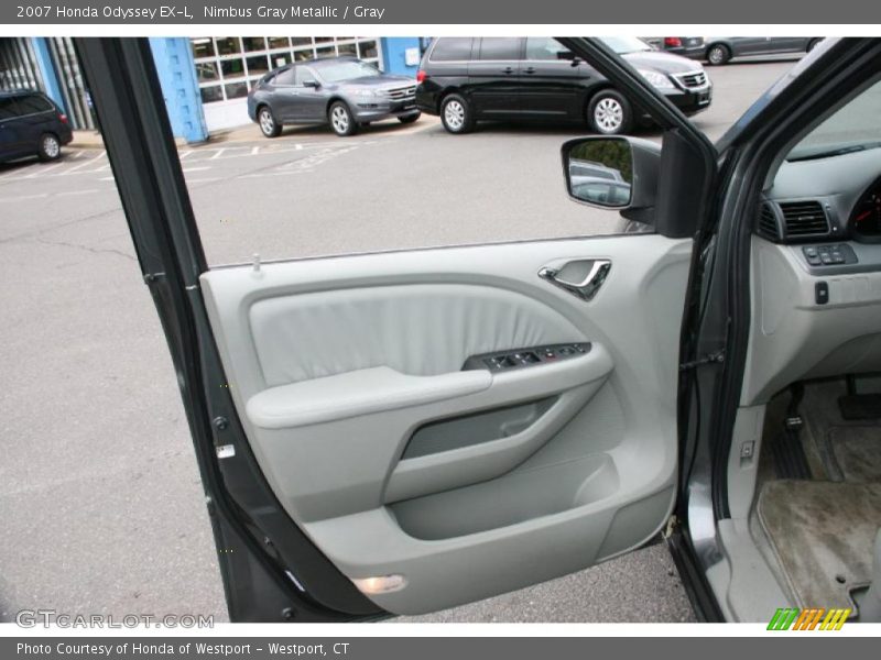 Nimbus Gray Metallic / Gray 2007 Honda Odyssey EX-L