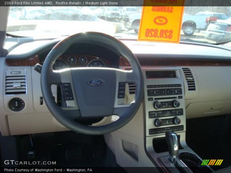 Redfire Metallic / Medium Light Stone 2009 Ford Flex Limited AWD