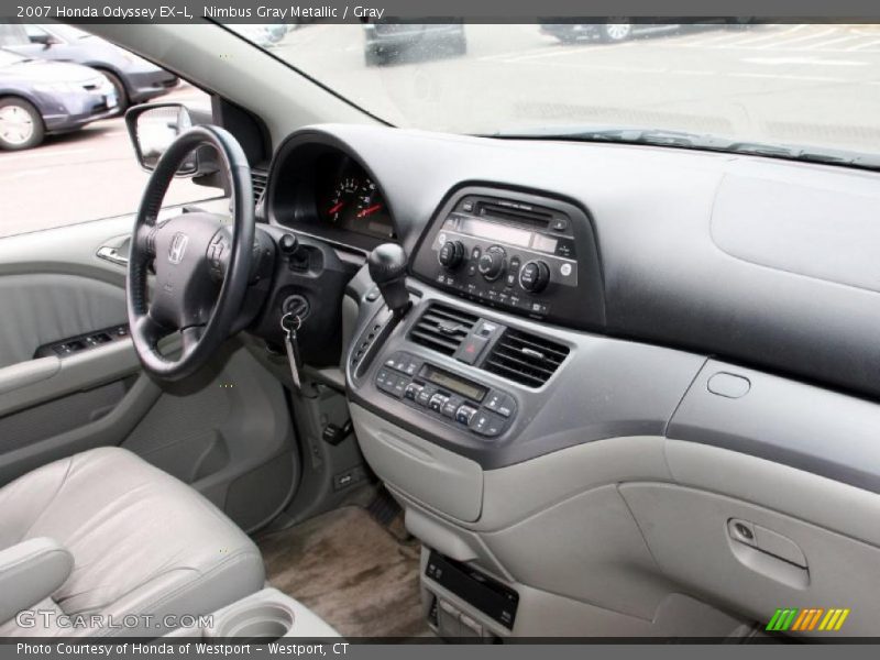 Nimbus Gray Metallic / Gray 2007 Honda Odyssey EX-L