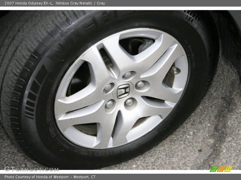 Nimbus Gray Metallic / Gray 2007 Honda Odyssey EX-L