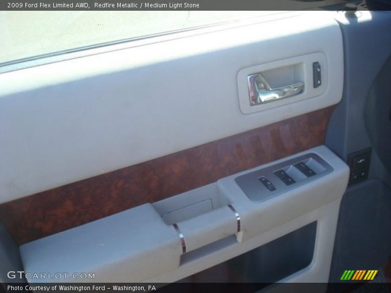 Redfire Metallic / Medium Light Stone 2009 Ford Flex Limited AWD