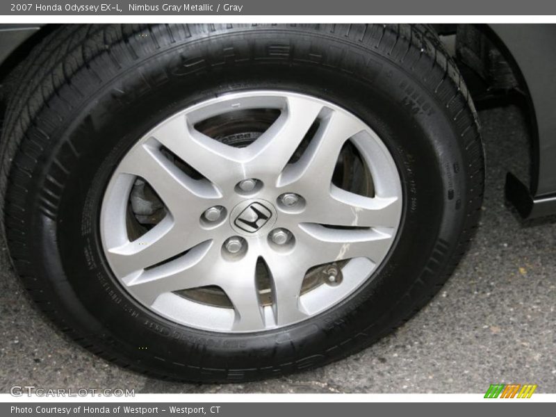 Nimbus Gray Metallic / Gray 2007 Honda Odyssey EX-L