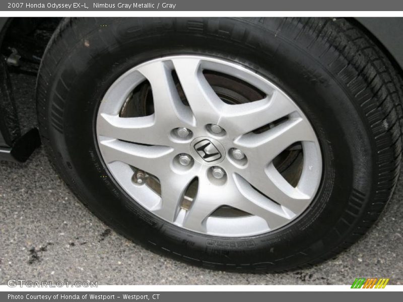 Nimbus Gray Metallic / Gray 2007 Honda Odyssey EX-L