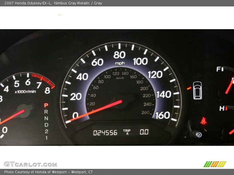 Nimbus Gray Metallic / Gray 2007 Honda Odyssey EX-L