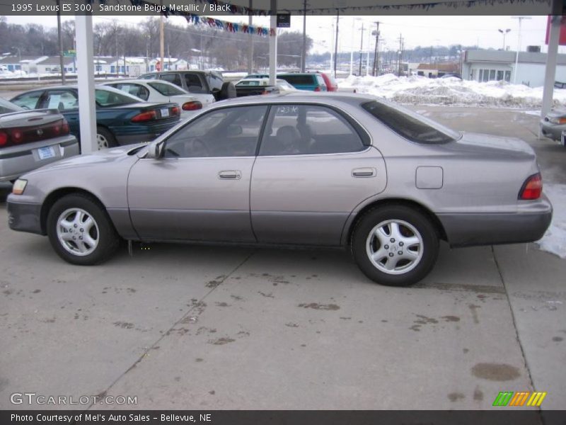 Sandstone Beige Metallic / Black 1995 Lexus ES 300