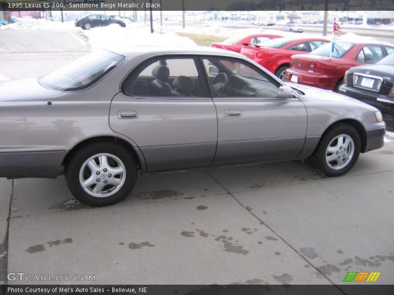 Sandstone Beige Metallic / Black 1995 Lexus ES 300