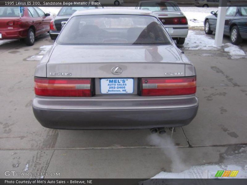 Sandstone Beige Metallic / Black 1995 Lexus ES 300