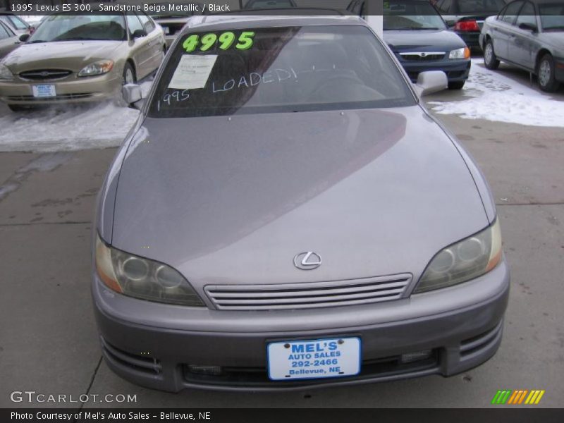 Sandstone Beige Metallic / Black 1995 Lexus ES 300