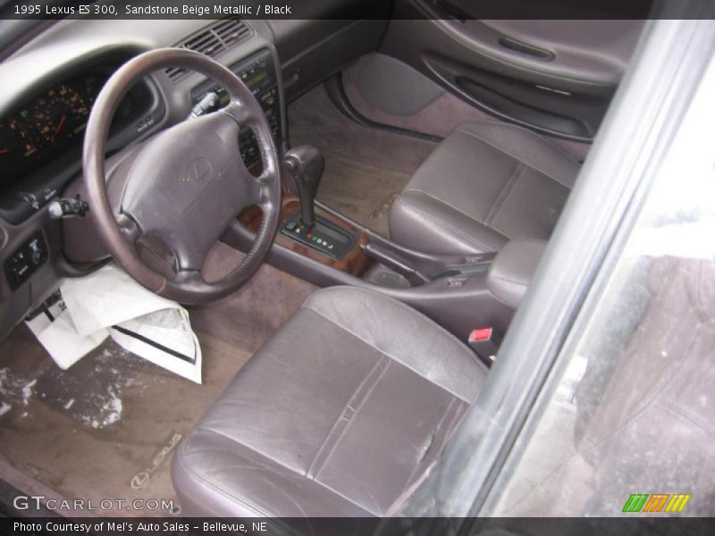 Sandstone Beige Metallic / Black 1995 Lexus ES 300