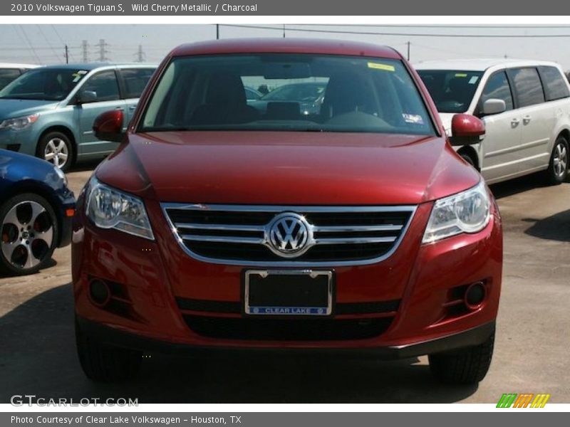 Wild Cherry Metallic / Charcoal 2010 Volkswagen Tiguan S