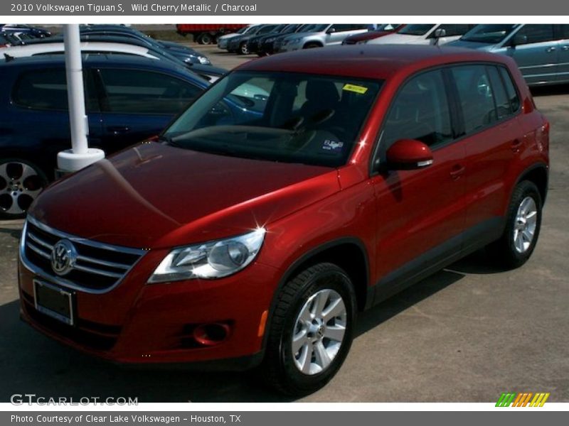 Wild Cherry Metallic / Charcoal 2010 Volkswagen Tiguan S