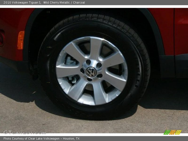 Wild Cherry Metallic / Charcoal 2010 Volkswagen Tiguan S