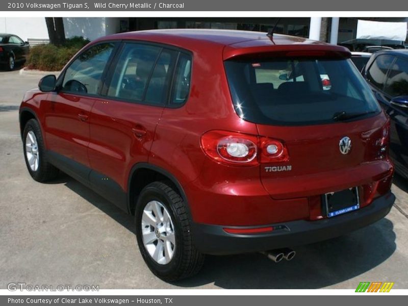 Wild Cherry Metallic / Charcoal 2010 Volkswagen Tiguan S