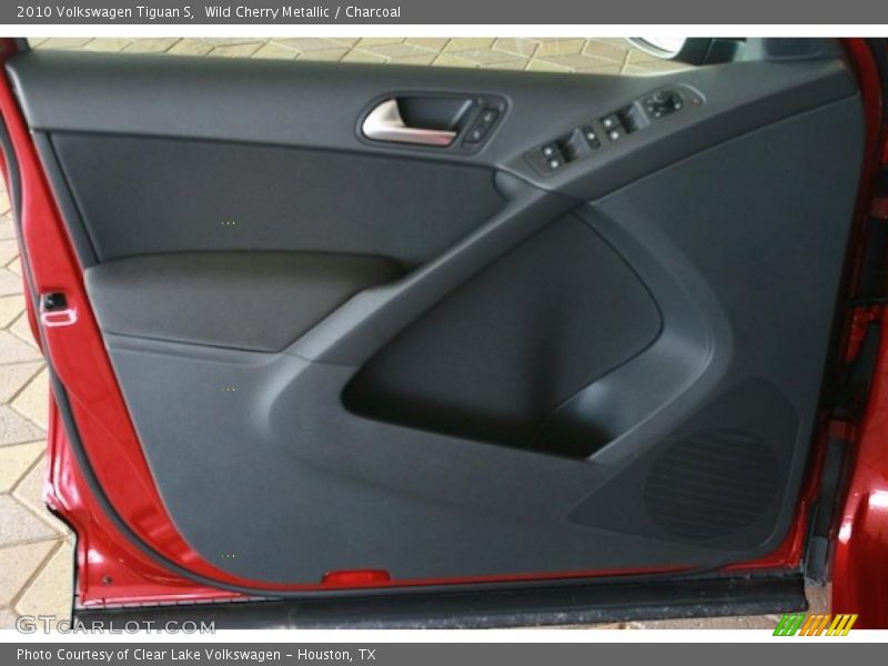 Wild Cherry Metallic / Charcoal 2010 Volkswagen Tiguan S