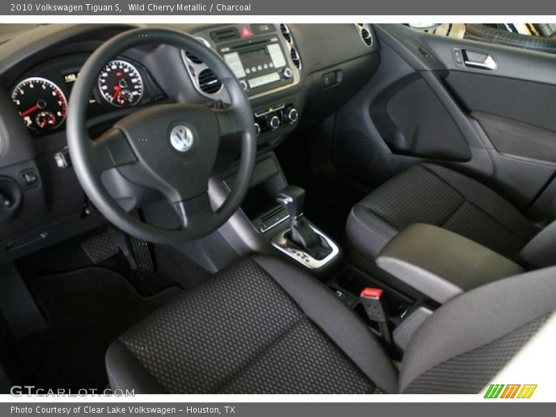 Wild Cherry Metallic / Charcoal 2010 Volkswagen Tiguan S