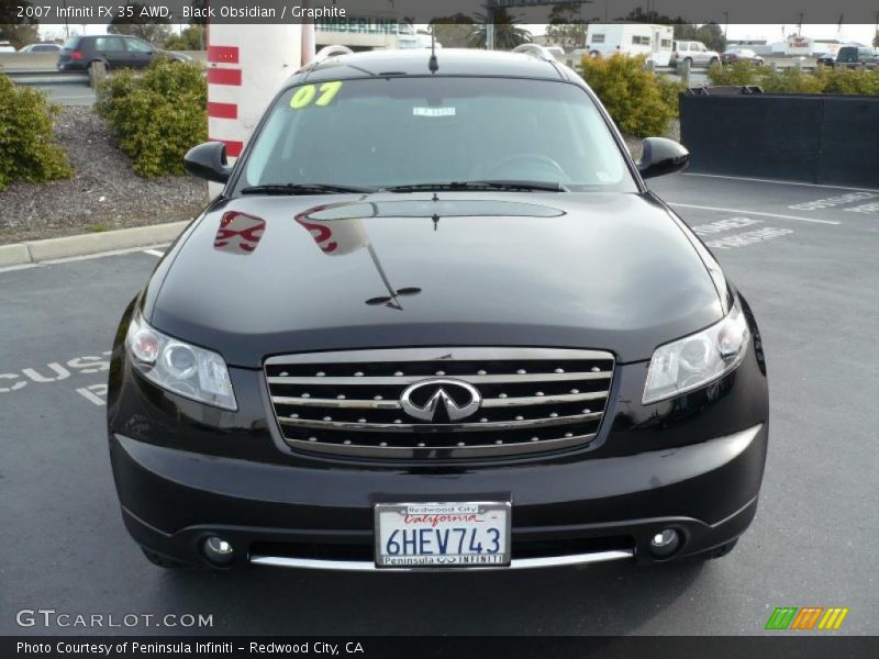 Black Obsidian / Graphite 2007 Infiniti FX 35 AWD
