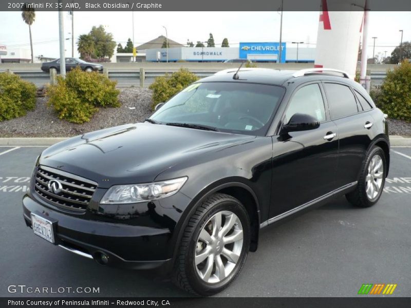 Black Obsidian / Graphite 2007 Infiniti FX 35 AWD