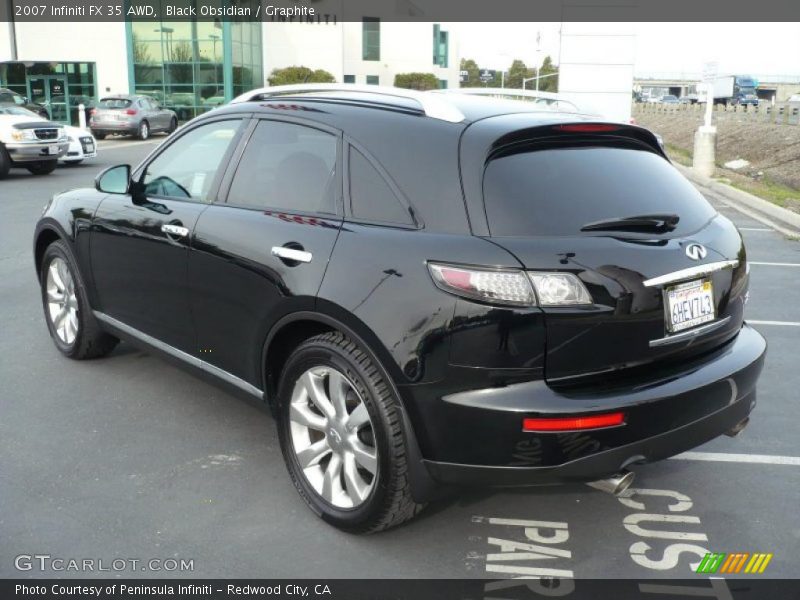 Black Obsidian / Graphite 2007 Infiniti FX 35 AWD