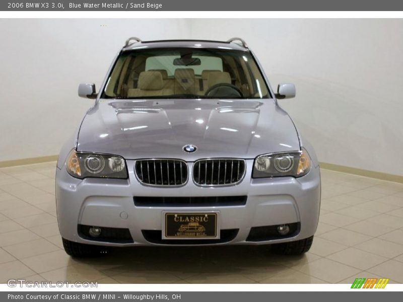 Blue Water Metallic / Sand Beige 2006 BMW X3 3.0i