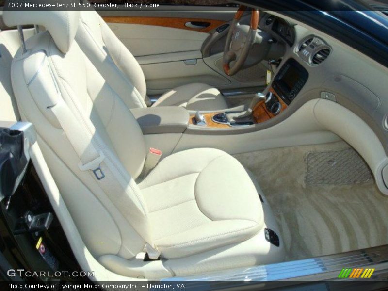 Black / Stone 2007 Mercedes-Benz SL 550 Roadster