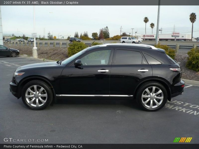 Black Obsidian / Graphite 2007 Infiniti FX 35 AWD