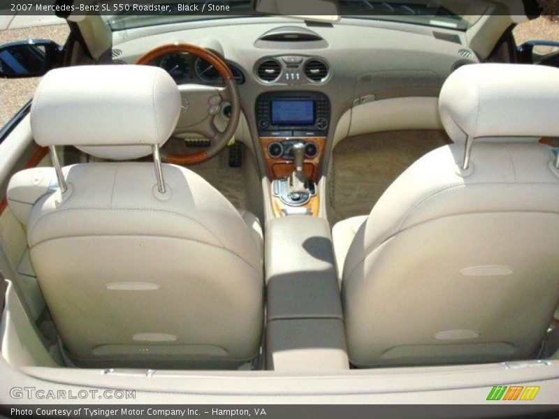 Black / Stone 2007 Mercedes-Benz SL 550 Roadster