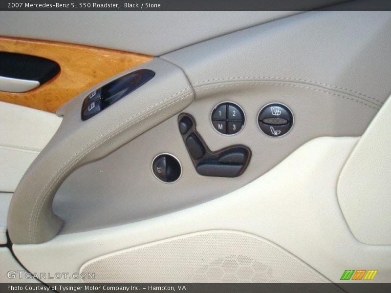 Black / Stone 2007 Mercedes-Benz SL 550 Roadster