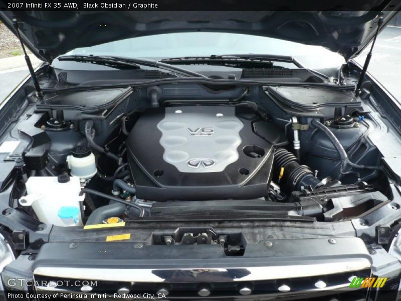 Black Obsidian / Graphite 2007 Infiniti FX 35 AWD