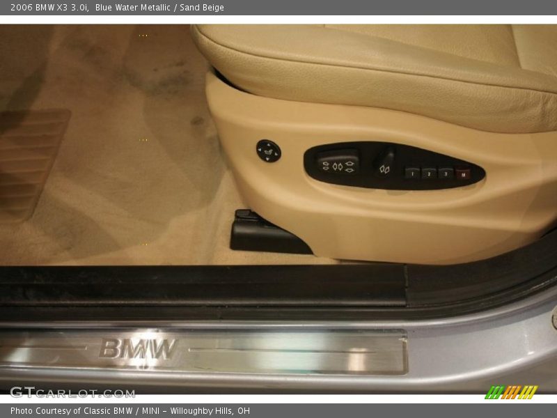 Blue Water Metallic / Sand Beige 2006 BMW X3 3.0i