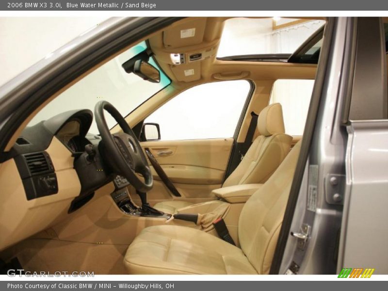Blue Water Metallic / Sand Beige 2006 BMW X3 3.0i