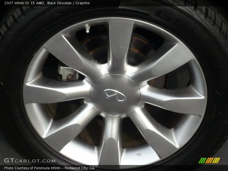 Black Obsidian / Graphite 2007 Infiniti FX 35 AWD