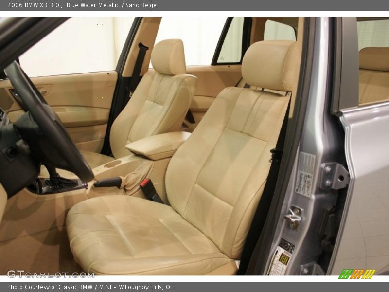 Blue Water Metallic / Sand Beige 2006 BMW X3 3.0i