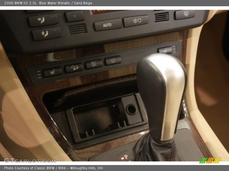 Blue Water Metallic / Sand Beige 2006 BMW X3 3.0i
