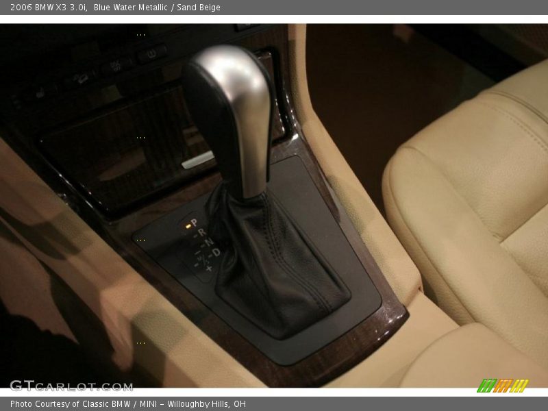 Blue Water Metallic / Sand Beige 2006 BMW X3 3.0i