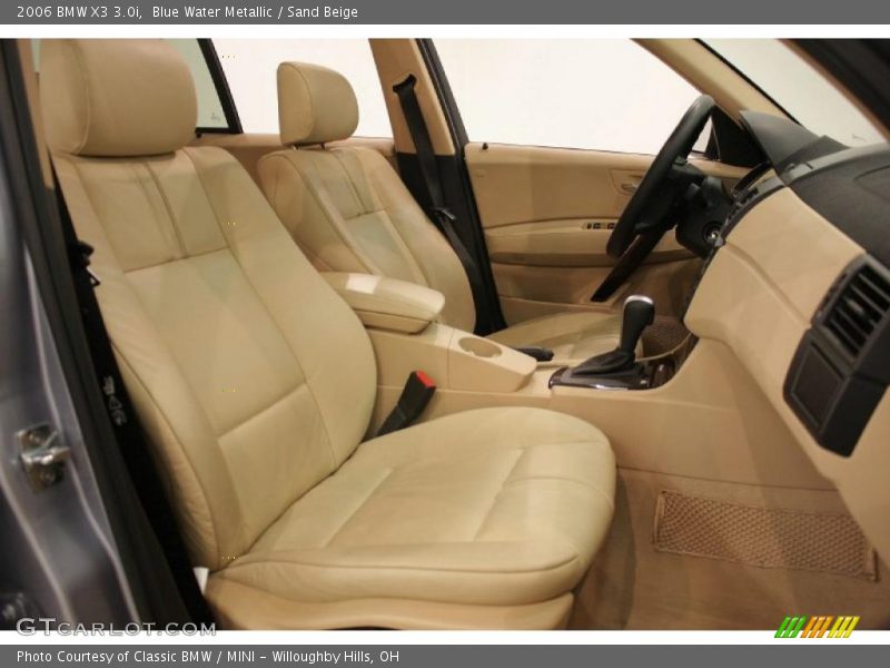 Blue Water Metallic / Sand Beige 2006 BMW X3 3.0i