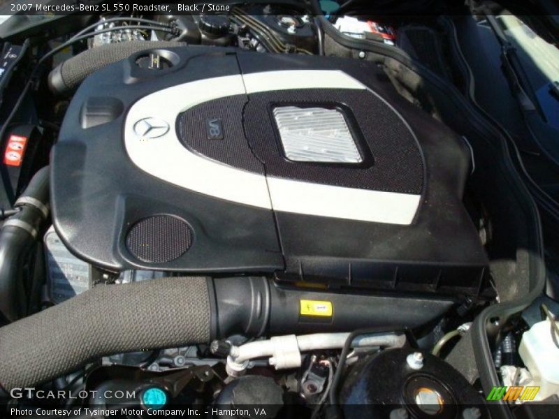 Black / Stone 2007 Mercedes-Benz SL 550 Roadster